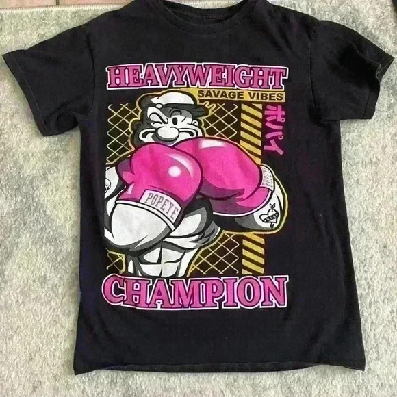 Popeye Heavyweight Champion tshirt - Picture 1 of 2
